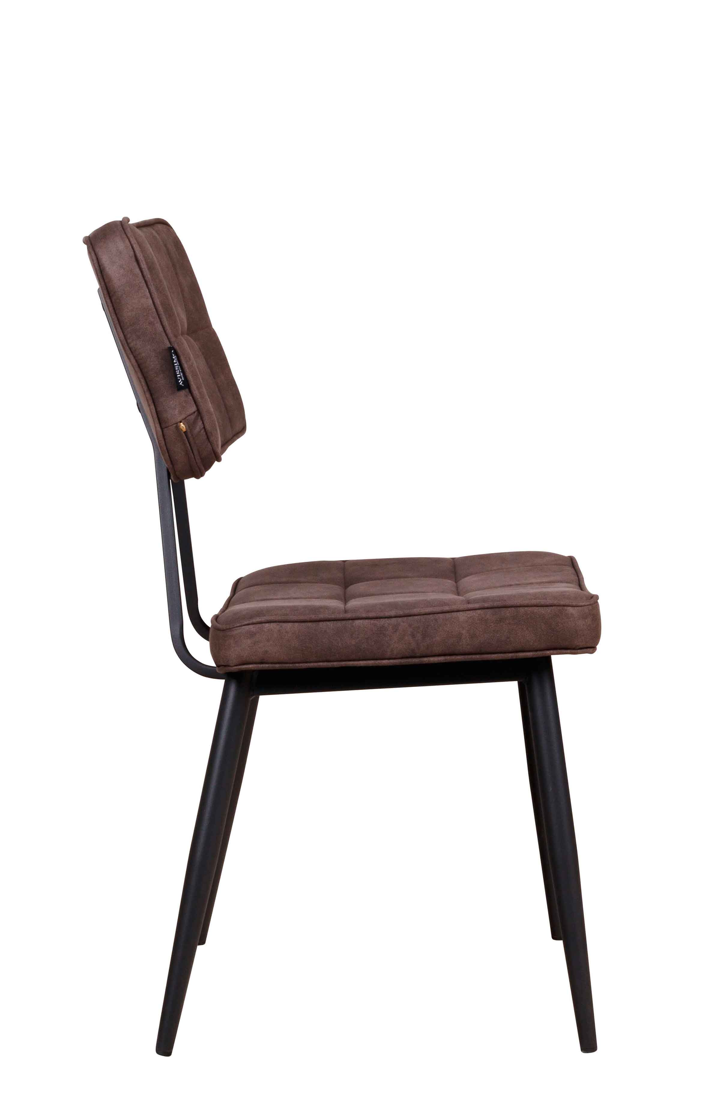 Polsterstuhl Lucio-Brown
