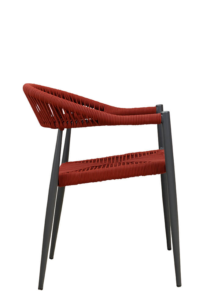 Stuhl Sanora Rope Red Stuhl Sanora Rope Red