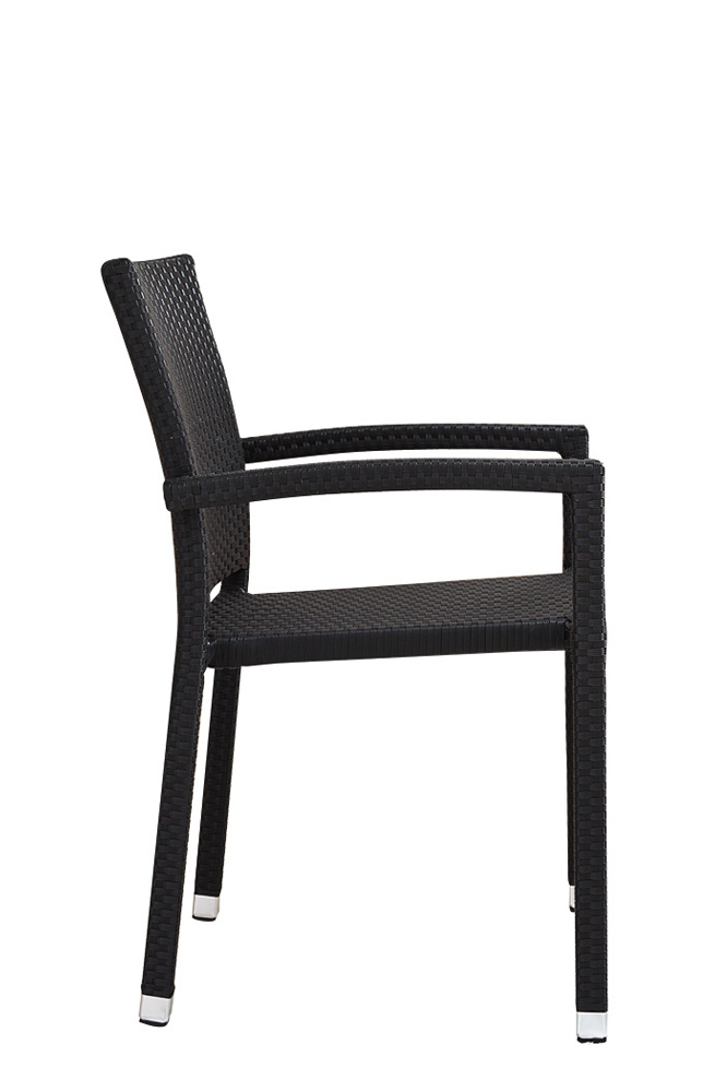 Terrassenstuhl_Panama_black_seagrass_Seite_1000px Stuhl Panni Black Seagrass