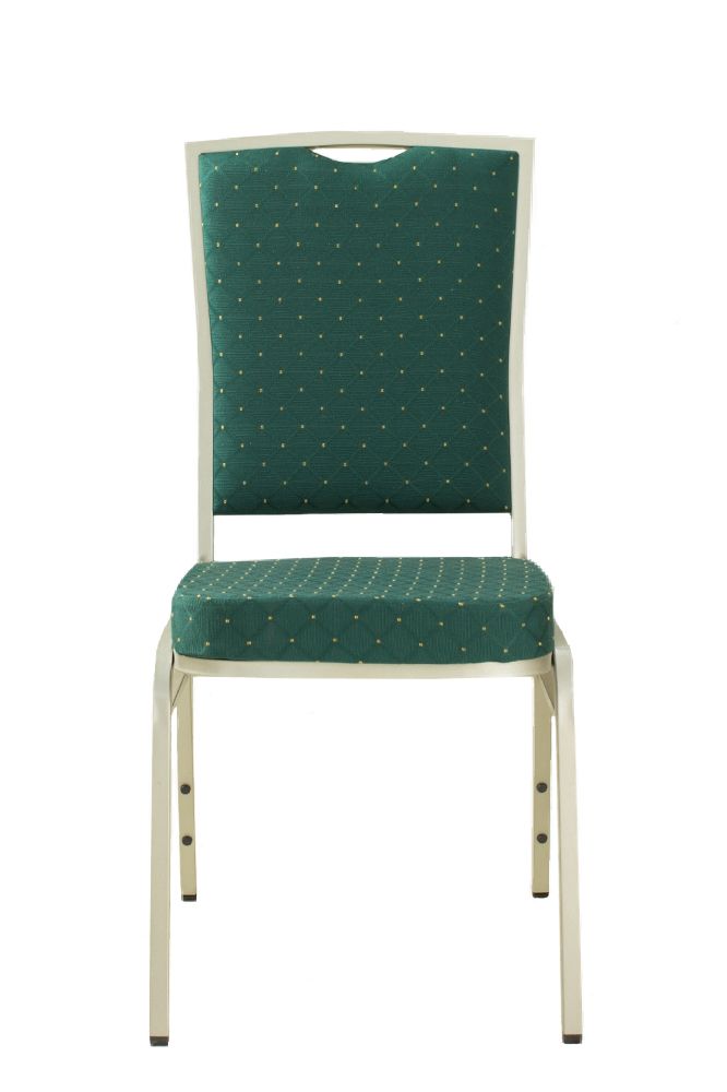 gastronomie-bankettstuhl-bologna-1-_1 Lackierung: Champagner/Bezug: Grün
