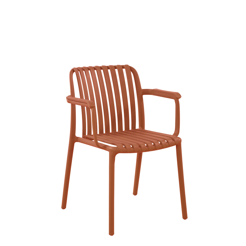 Kunststoffstuhl FAMO 1819 Orange