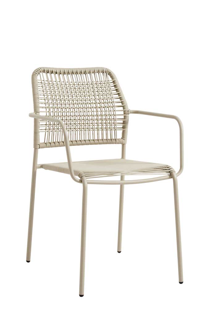 Terrassenstuhl Cardana Greige Terrassenstuhl Cardana Greige