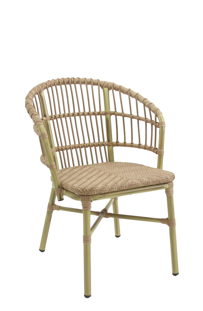 Stuhl Cunno Bistro Rotan Bamboo-natural