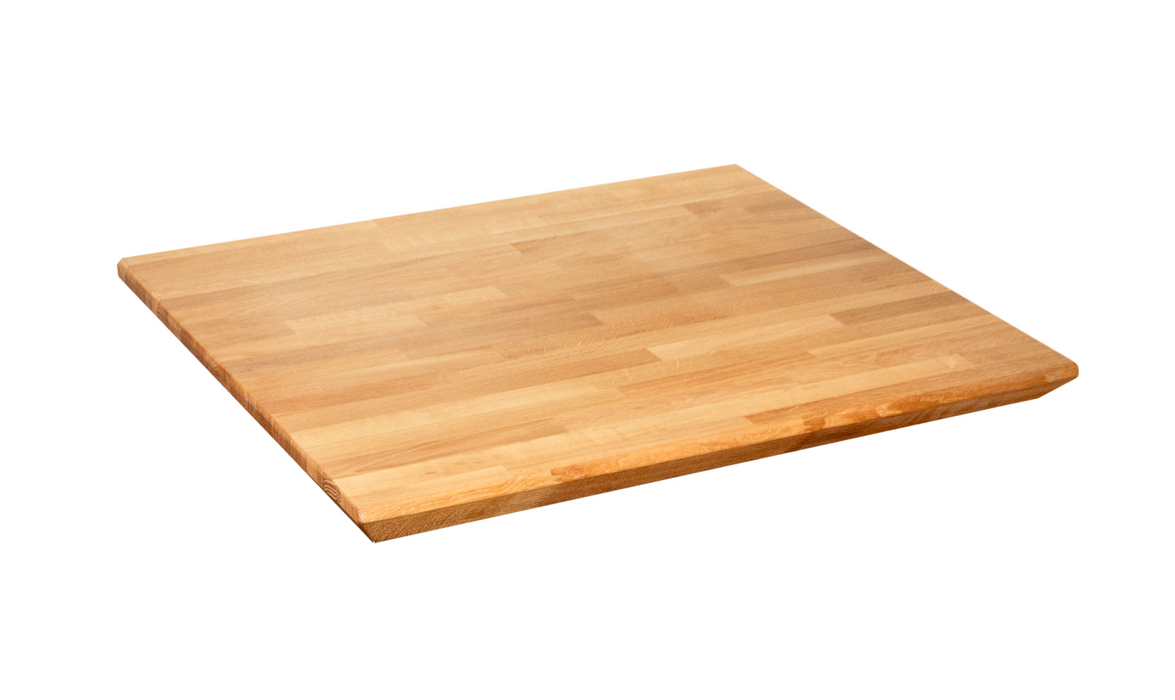 Eiche-Facette-30mm Tischplatte Eiche Facettenkante 30mm