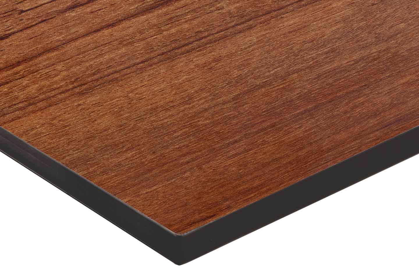 Tischplatte HPL Compact Natural Teak