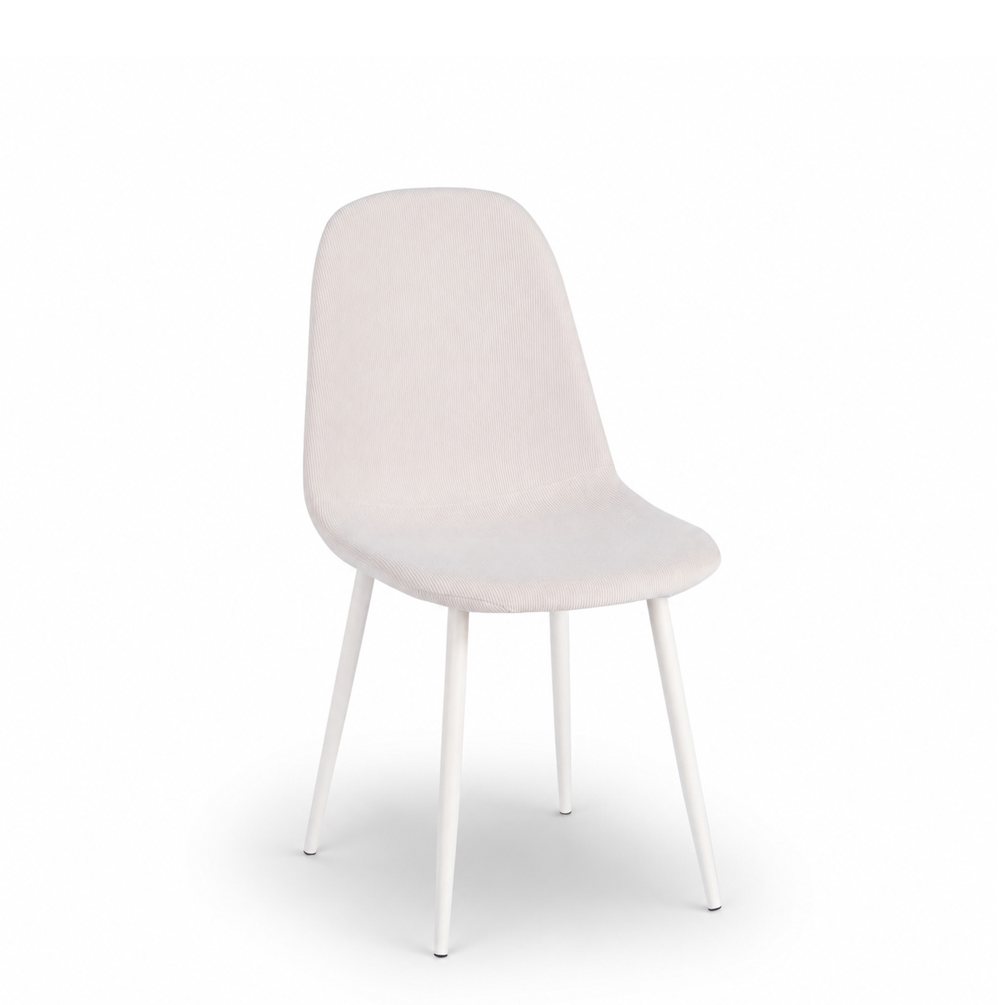 Gastronomiemoebel Polsterstuhl Jonis Eco Grey Creme - Vorderansicht