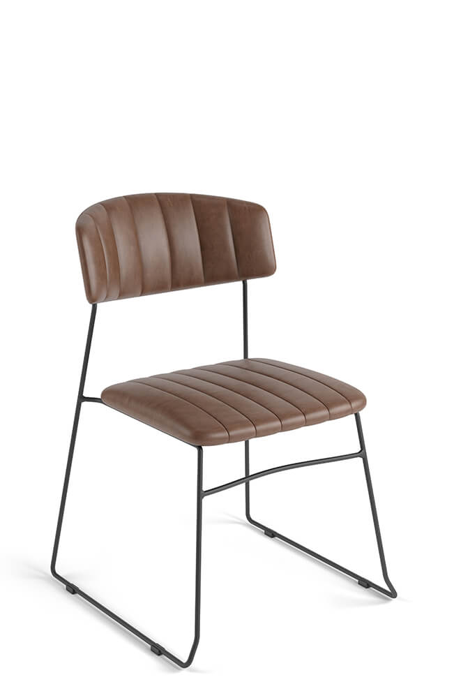 Stapelstuhl Mora Cognac Stapelstuhl Mora Cognac