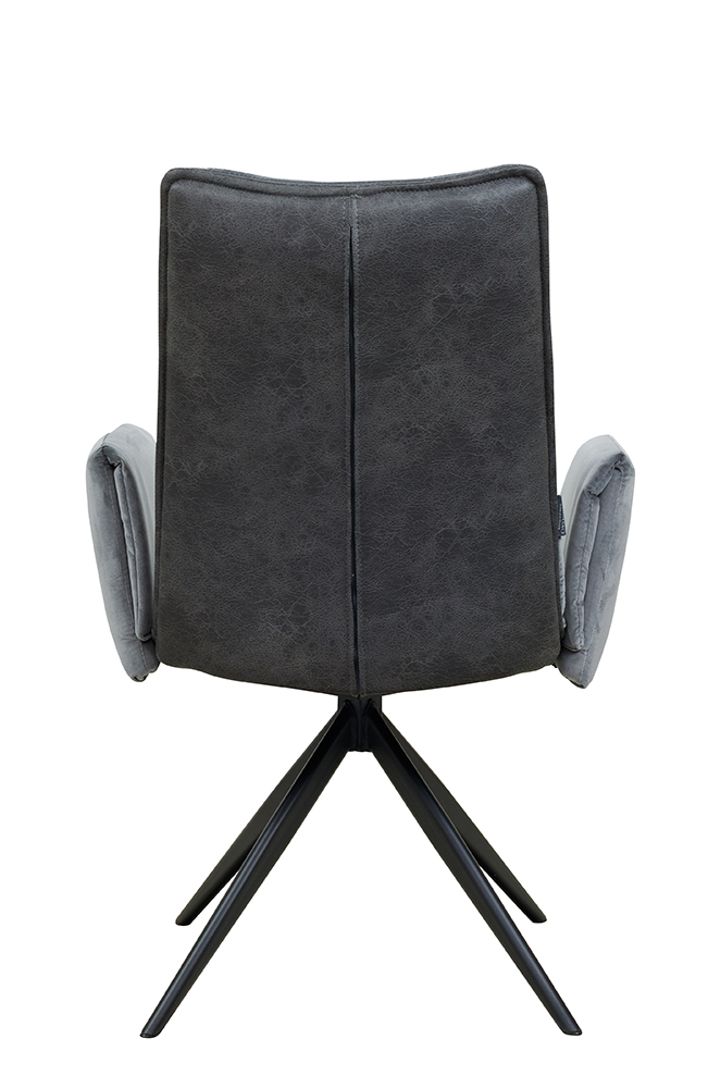 Stuhl Edmo-Arm DUO Gris