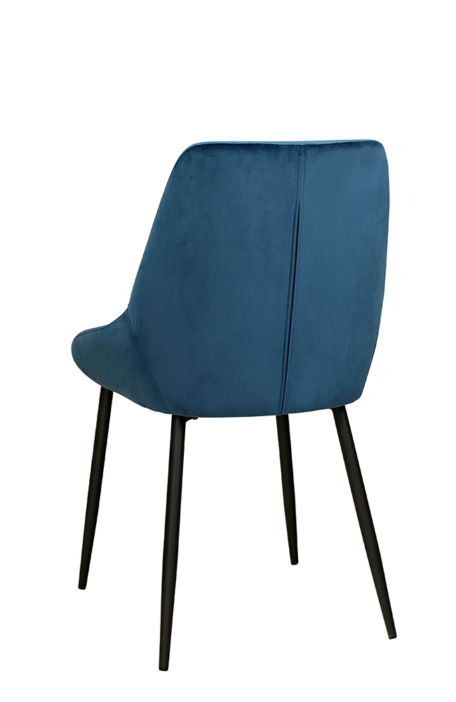 Stuhl Nedano Blue Velours