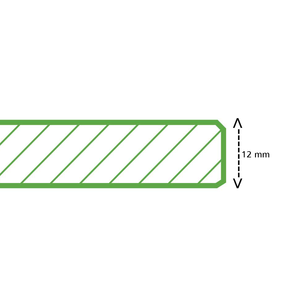 HPL Tischplatte Compactline Rustikale Eiche