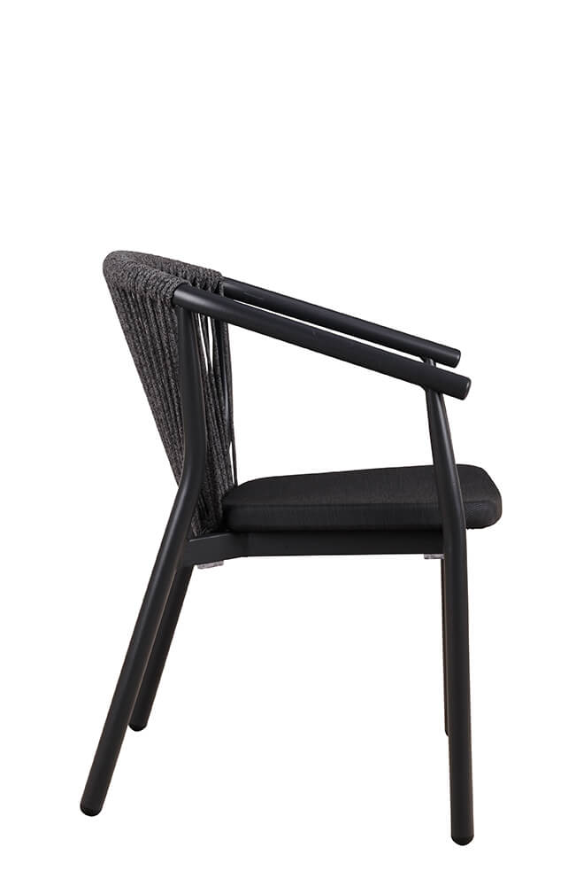 Stuhl Burino Dark Grey