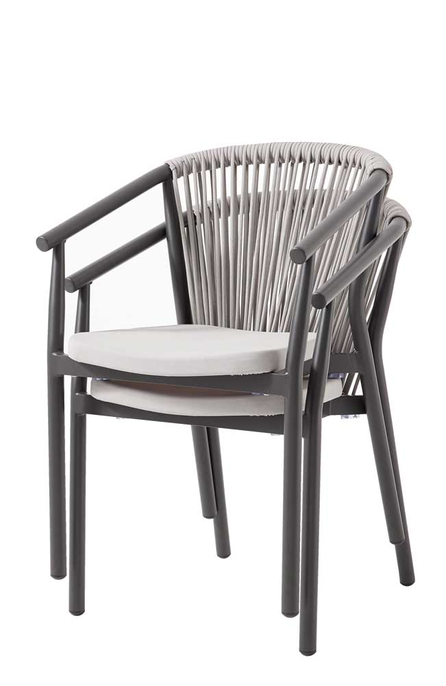 Stuhl Burino Light Grey