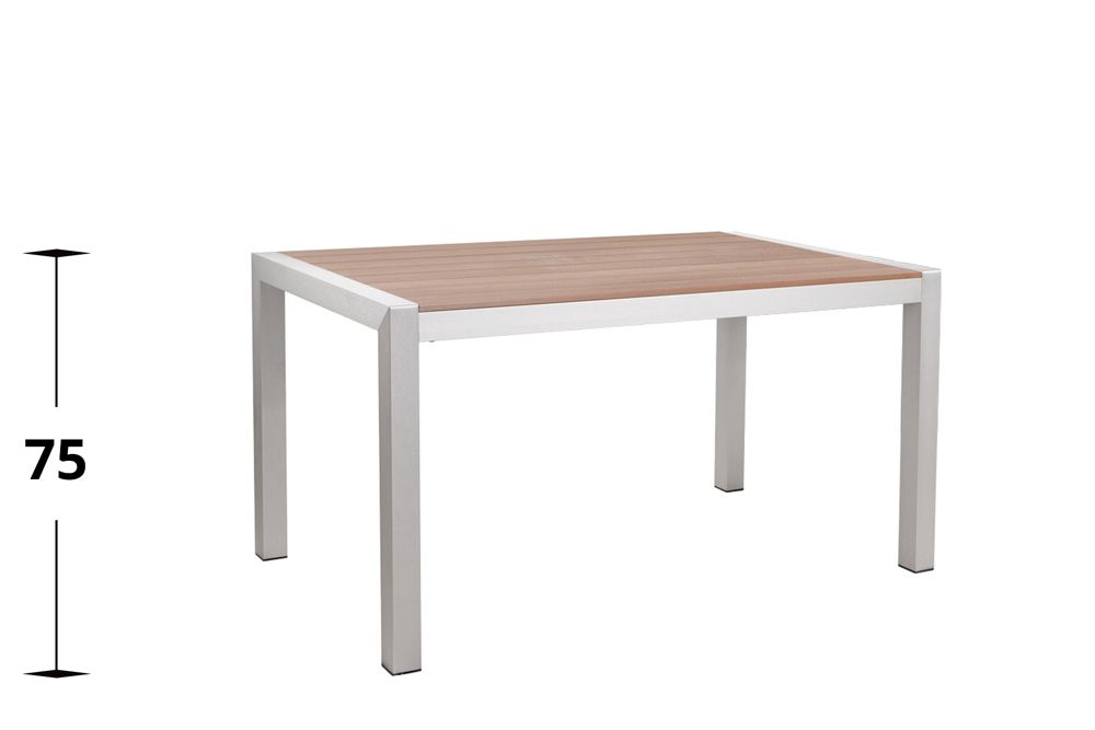 Tisch Sonira-140 Kastanie