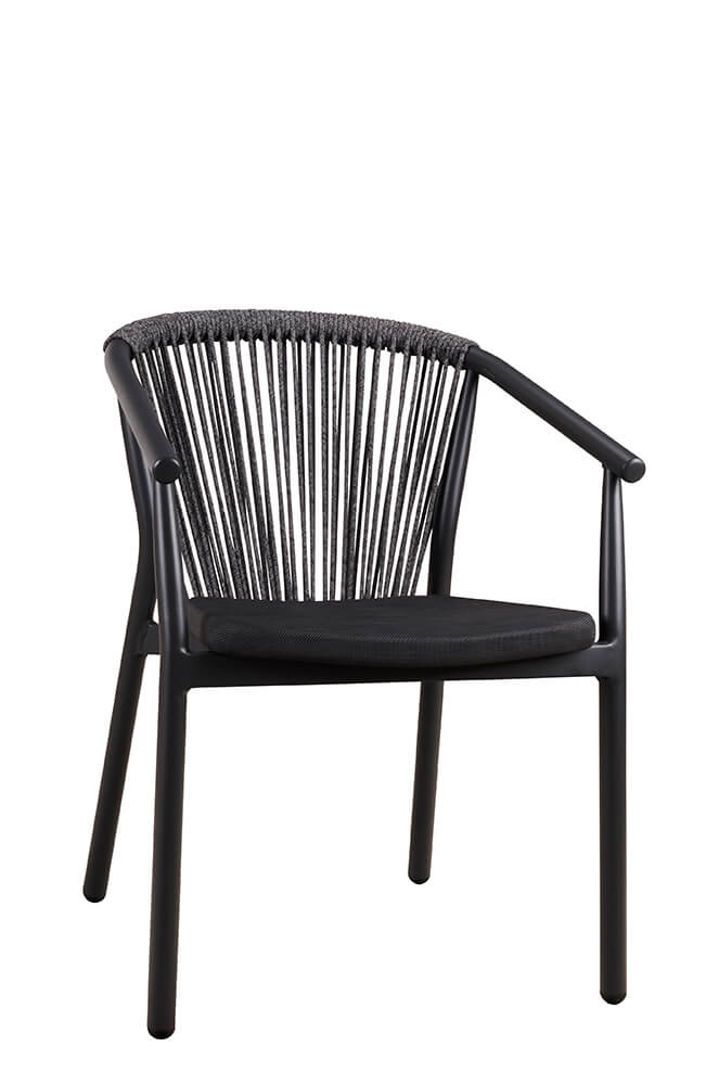 Stuhl Burino Dark Grey