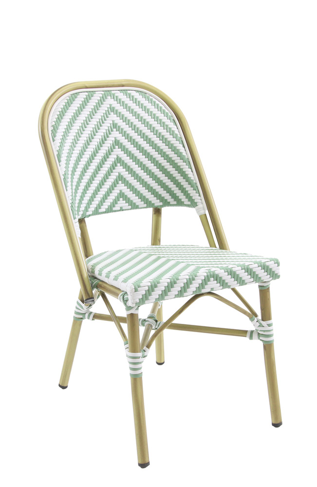 Stuhl Pratao Bistro Rotan Pastelgreen Stuhl Pratao Bistro Rotan Pastelgreen