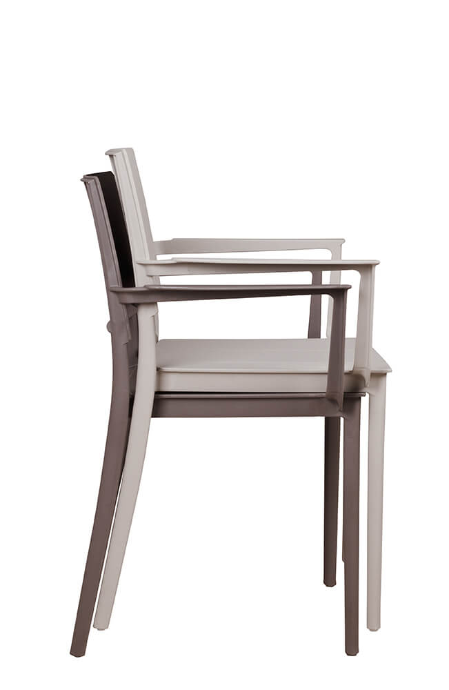 Stuhl FAMO 1861 Arm Taupe