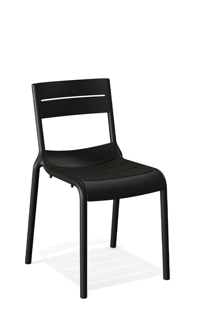 Terrassenstuhl Colaro Schwarz