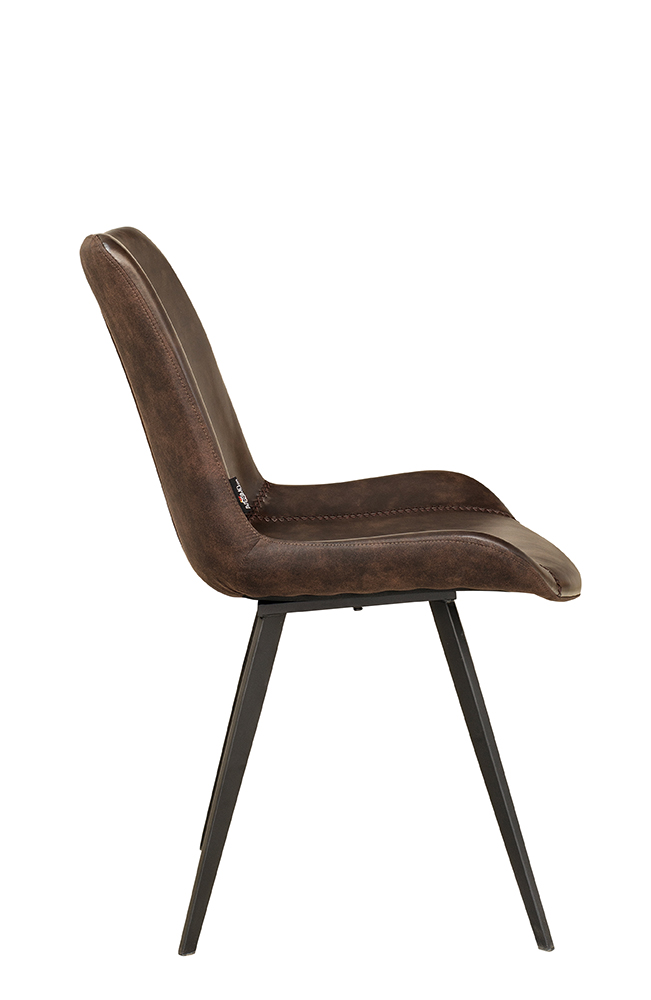 Stuhl Helvia Duotone Dark Brown