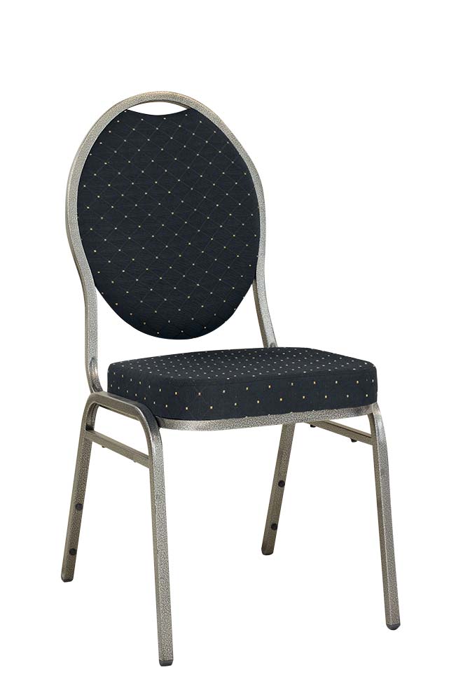 Bankettstuhl Milano-Plus Schwarz