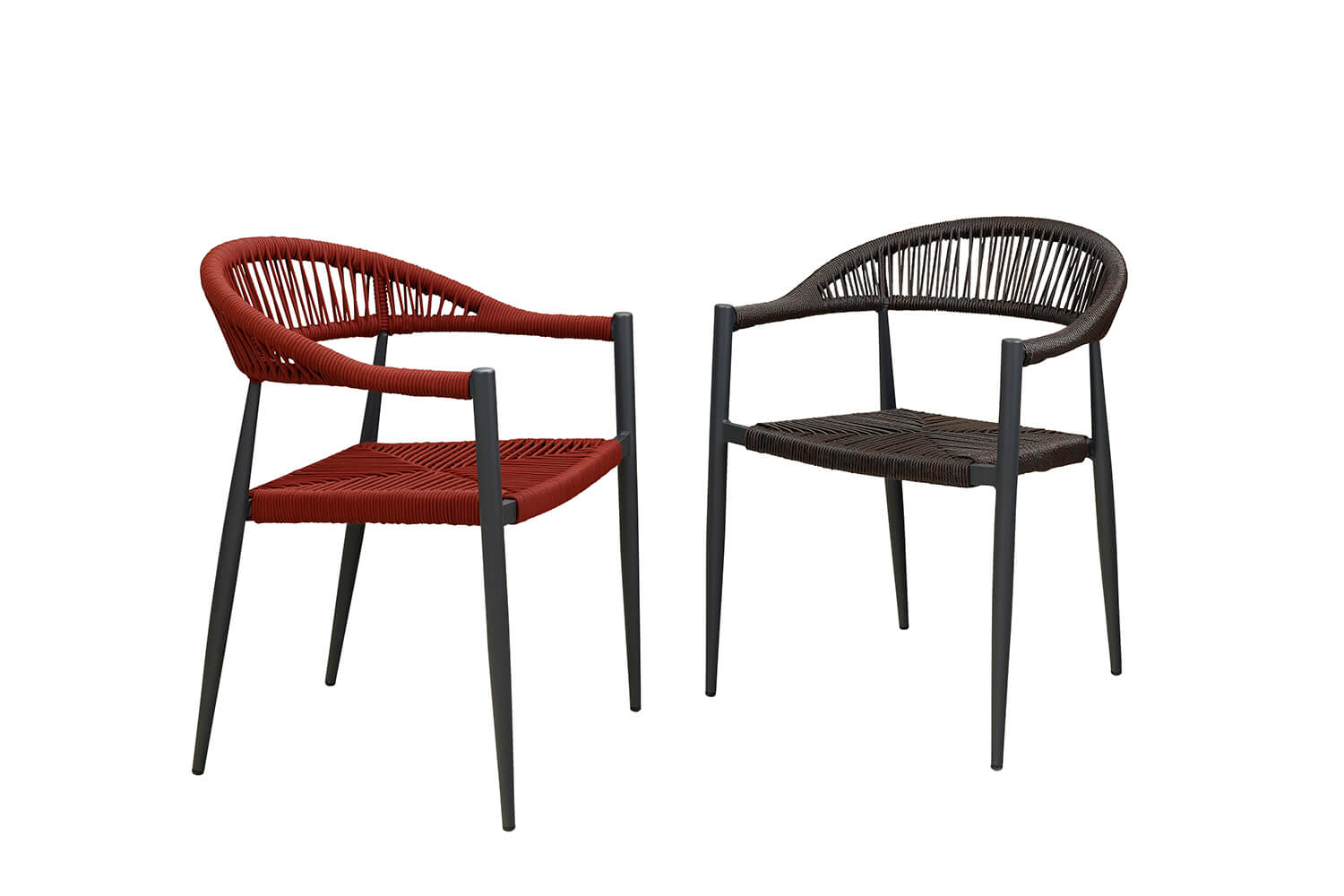 Stuhl Sanora Rope Red Stuhl Sanora Rope Red