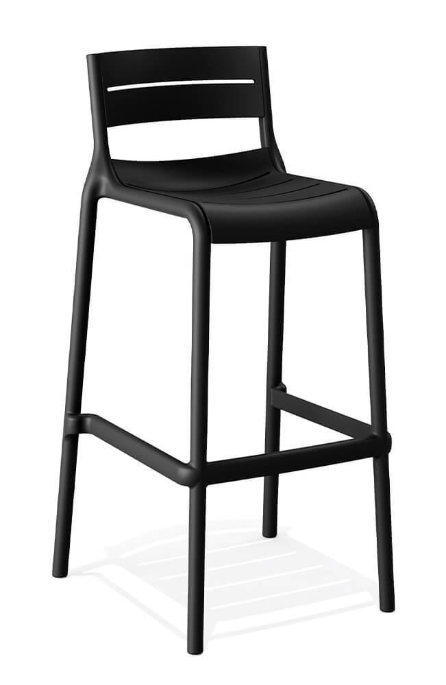 Barstuhl Colaro Schwarz