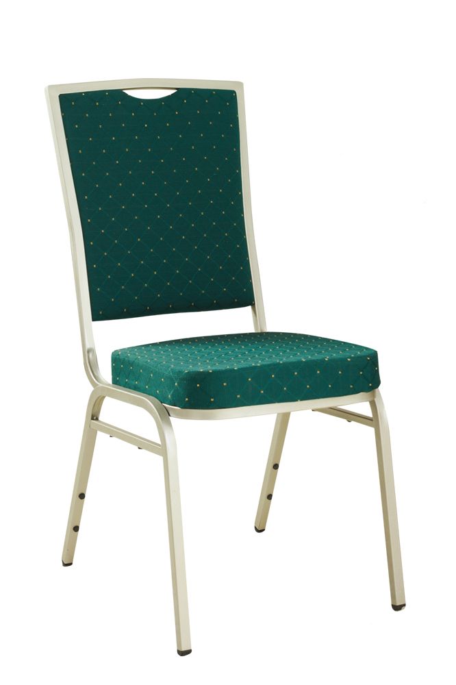 gastronomie-bankettstuhl-bologna-1-_0 Lackierung: Champagner/Bezug: Grün