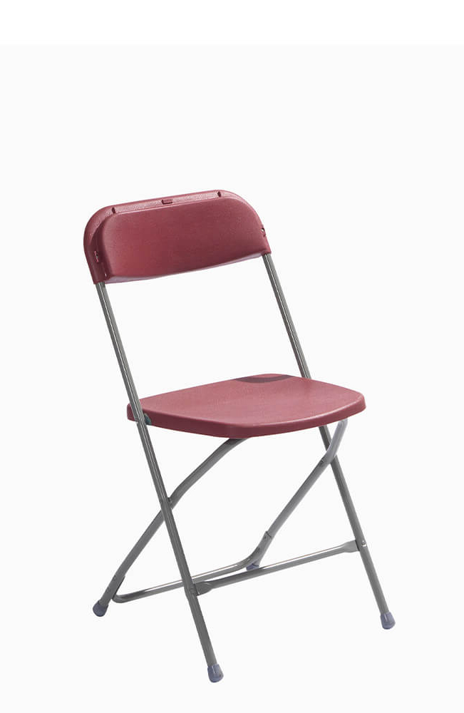 Klappstuhl Bona Grau-Bordeaux Klappstuhl Bona Grau-Bordeaux