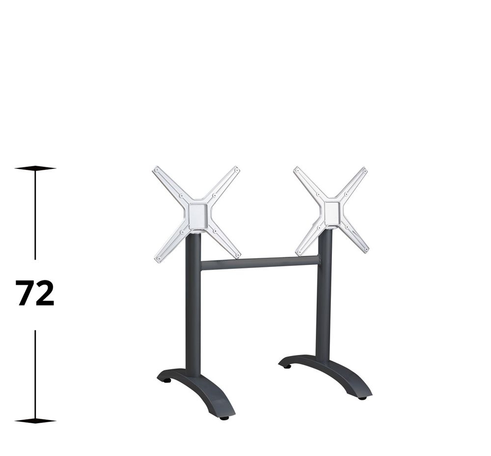 gastronomie-outdoortischgestell-cindy-double-kipp-schwarz-_1 Tischgestell Ciro-Double-Kipp Schwarz