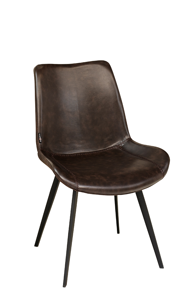 Stuhl Helvia Duotone Dark Brown