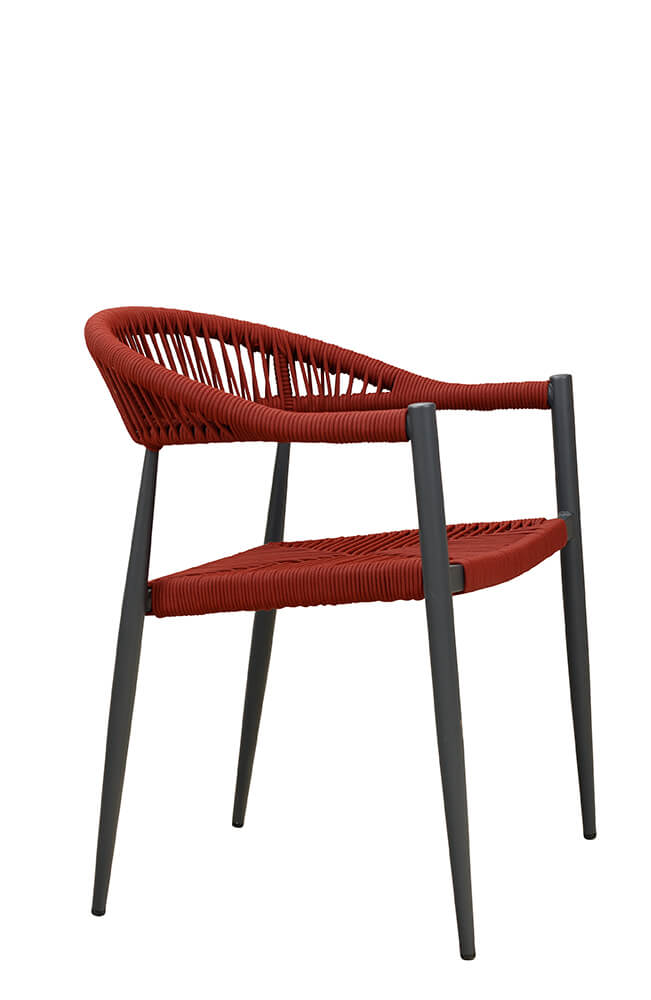 Stuhl Sanora Rope Red Stuhl Sanora Rope Red