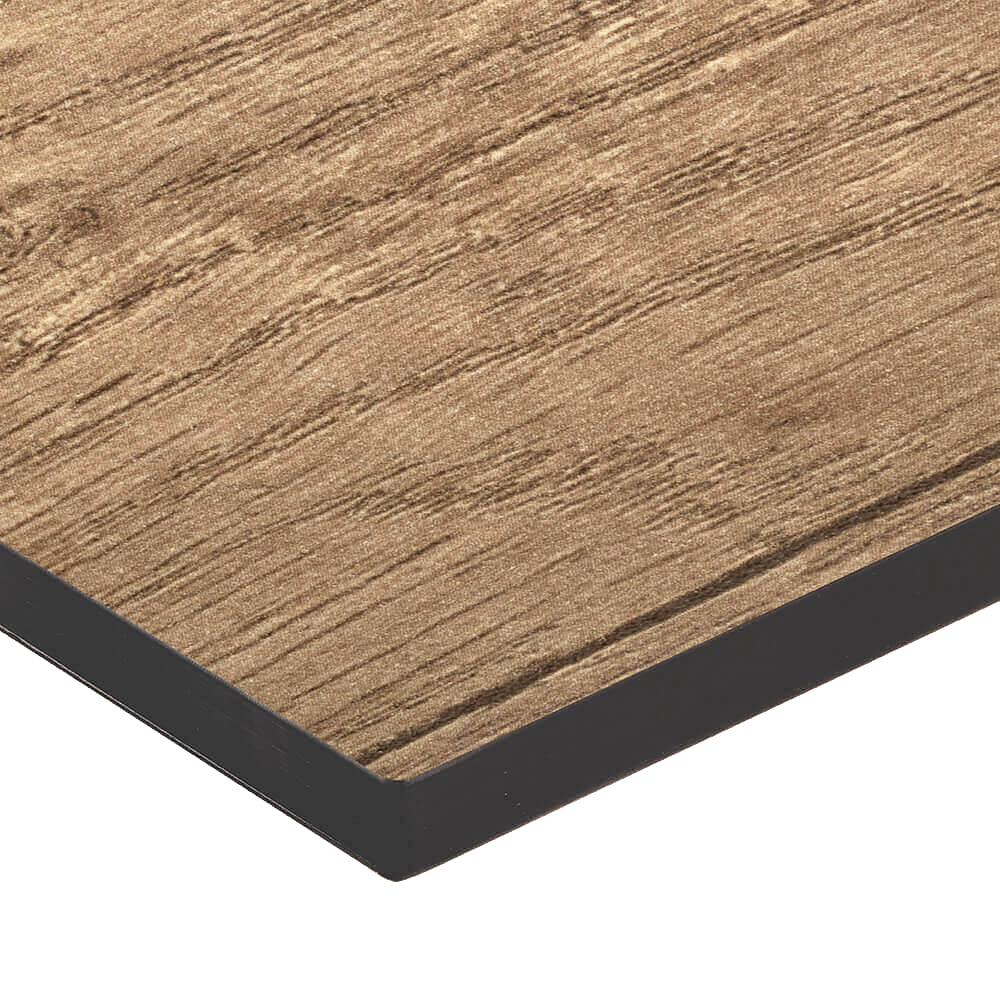 HPL Tischplatte Compactline Rustikale Eiche