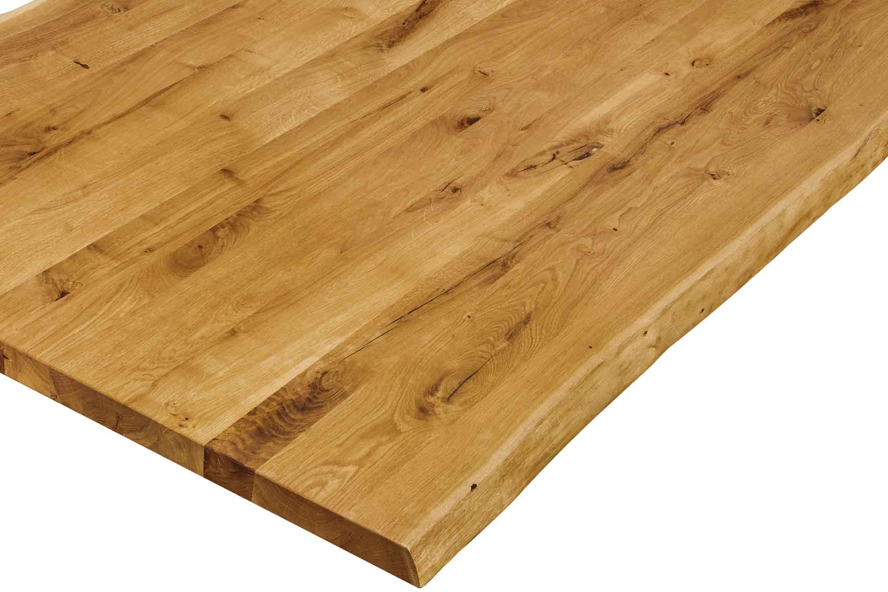 TP_Eiche-Baumkante Tischplatte Eiche mit Baumkante 40mm