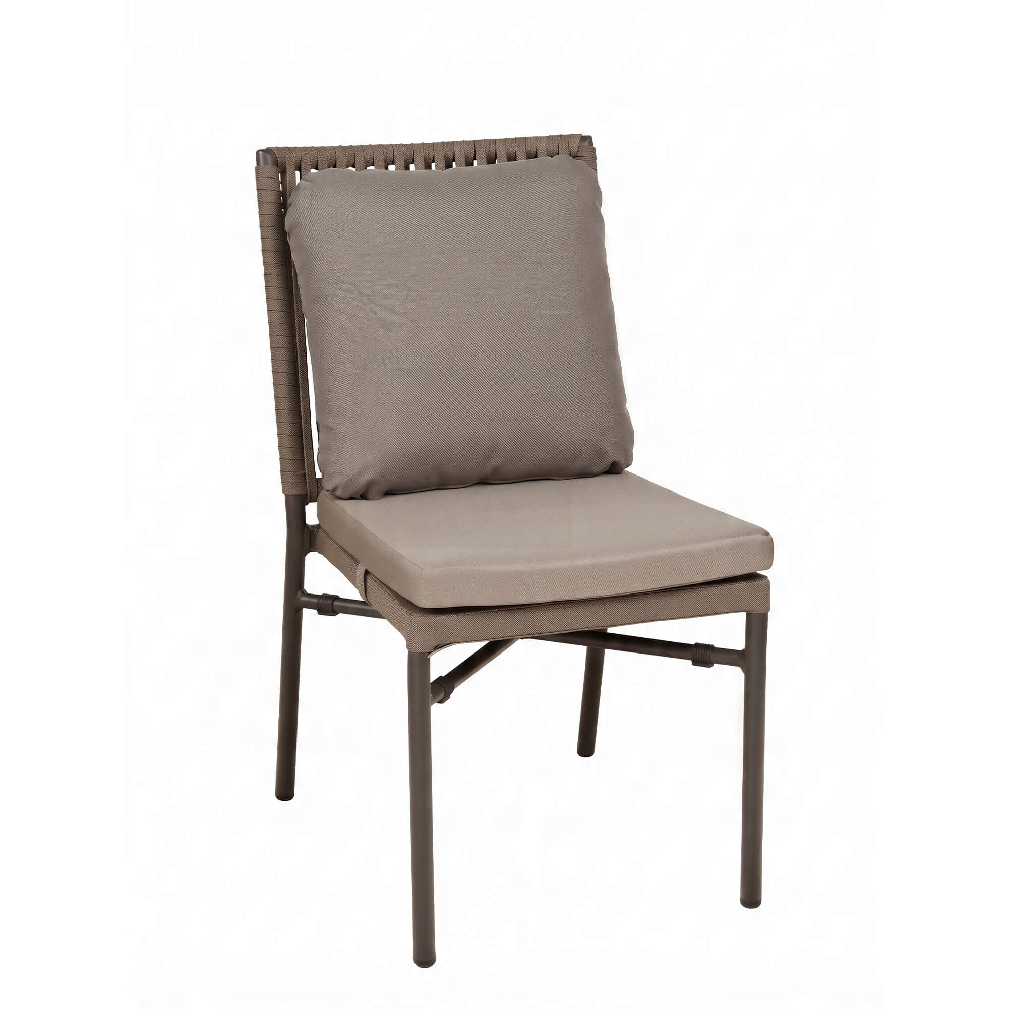 Terrassenstuhl Lomanu Taupe | mit Quick Dry Kissen