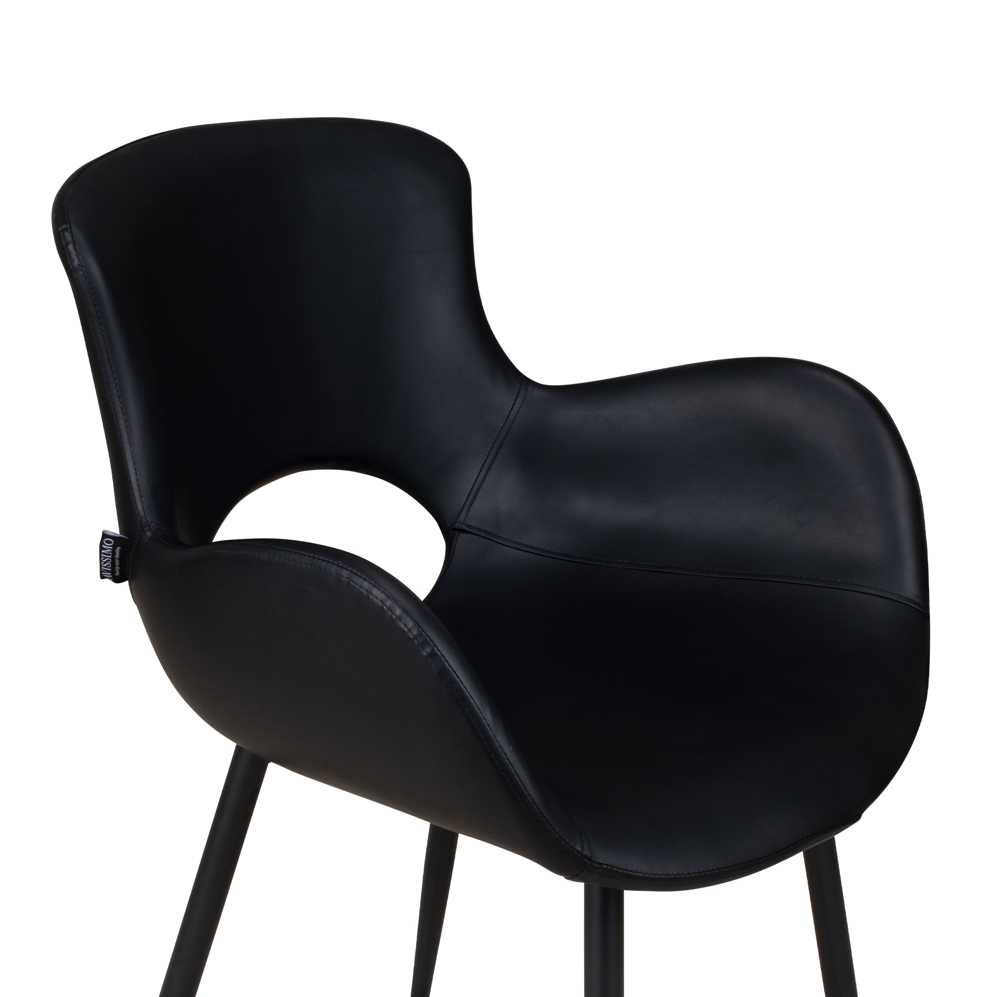 Polsterstuhl Albano Antique Black
