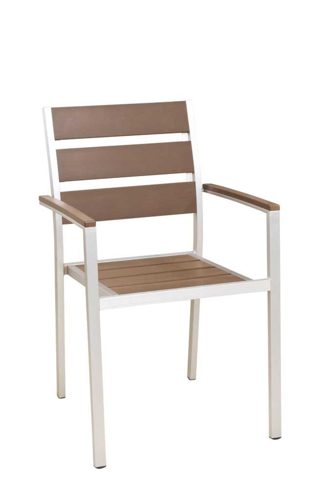 Terrassenstuhl_Nesona-AL_braun_vorne_2_web_neu Stuhl Nesta AL Kastanie