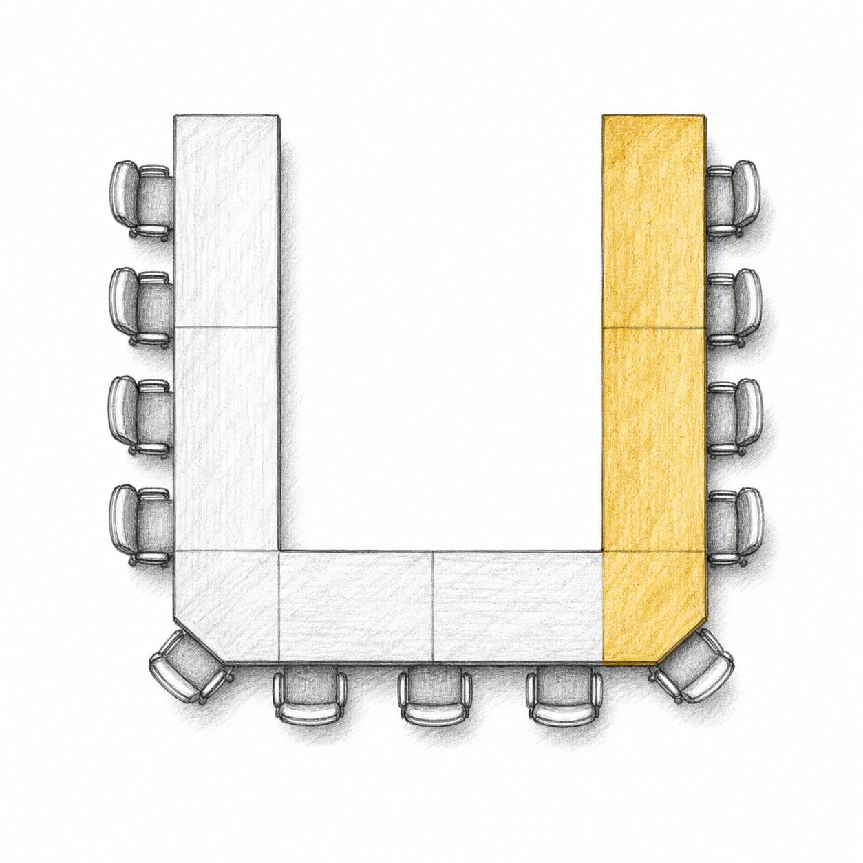 U-Form-Bestuhlung