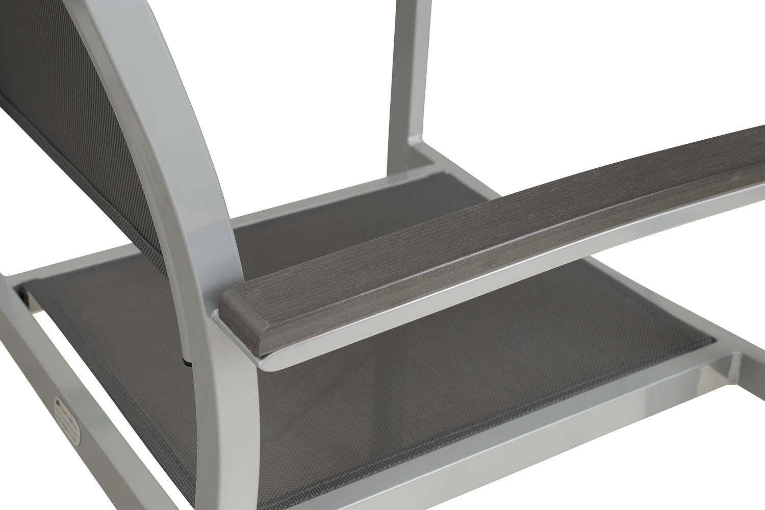 Stuhl Georgina Silber-Mixed-Grey