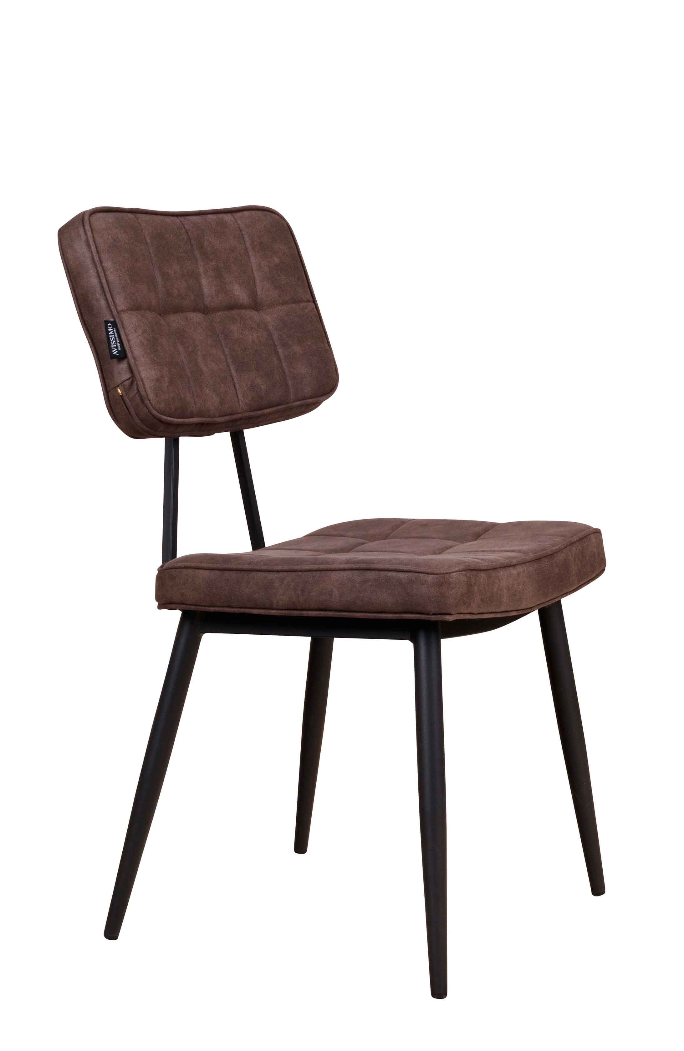 Polsterstuhl Lucio-Brown