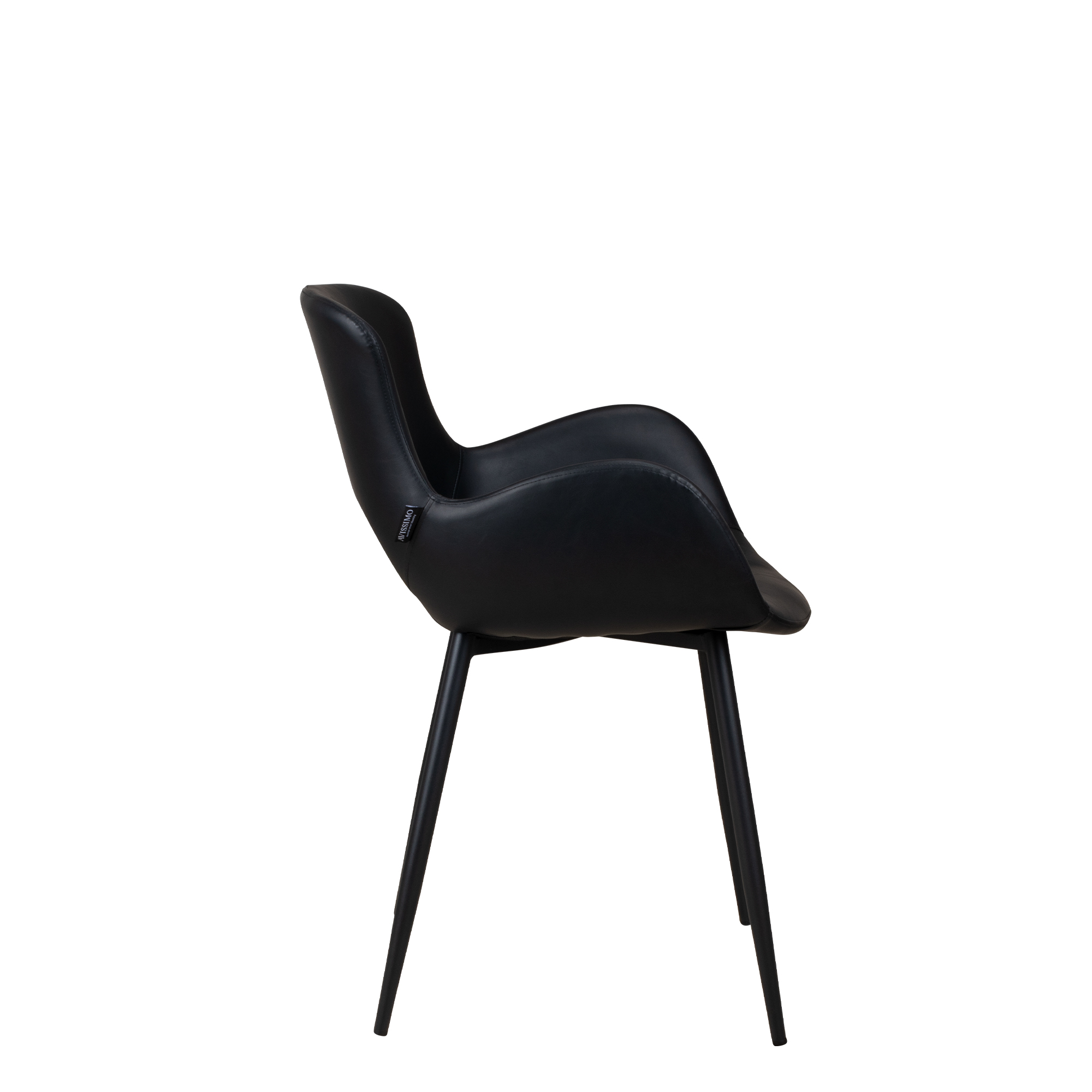 Polsterstuhl Albano Antique Black