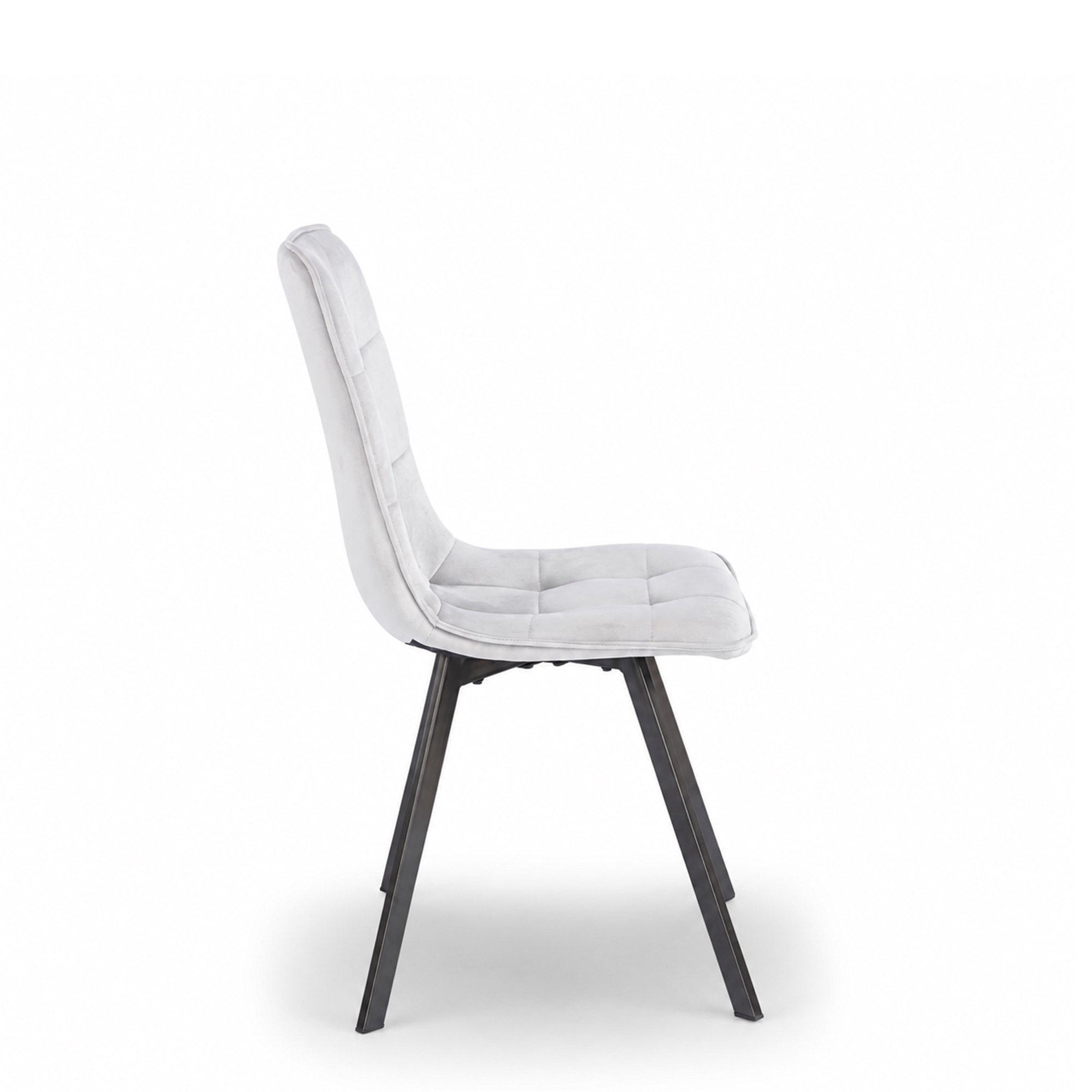 Gastronomiemoebel Polsterstuhl Darina Eco Grey taupe - Seitenansicht