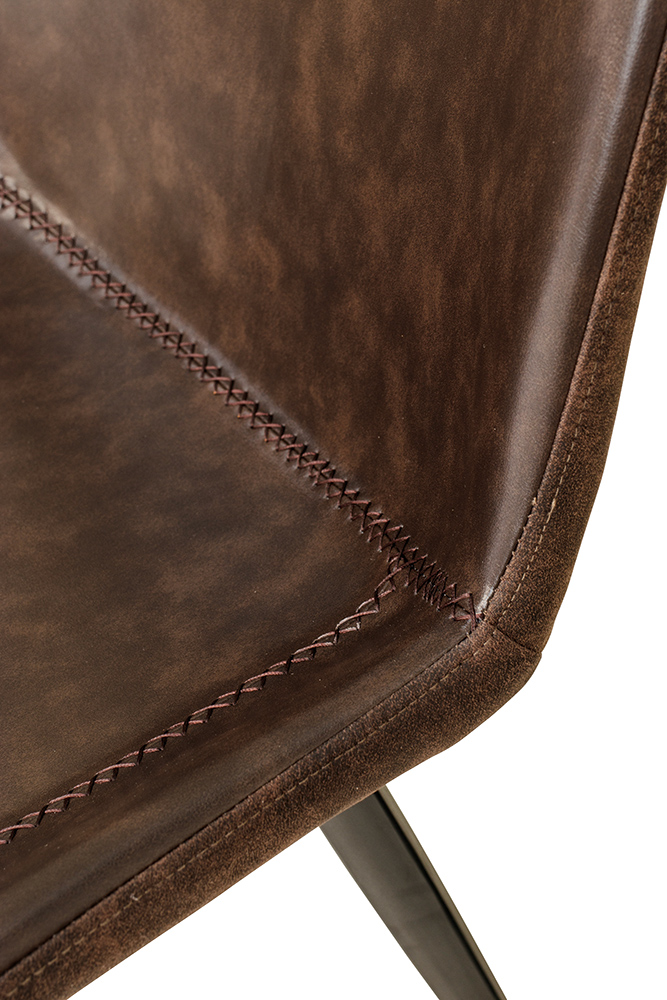 Stuhl Helvia Duotone Dark Brown