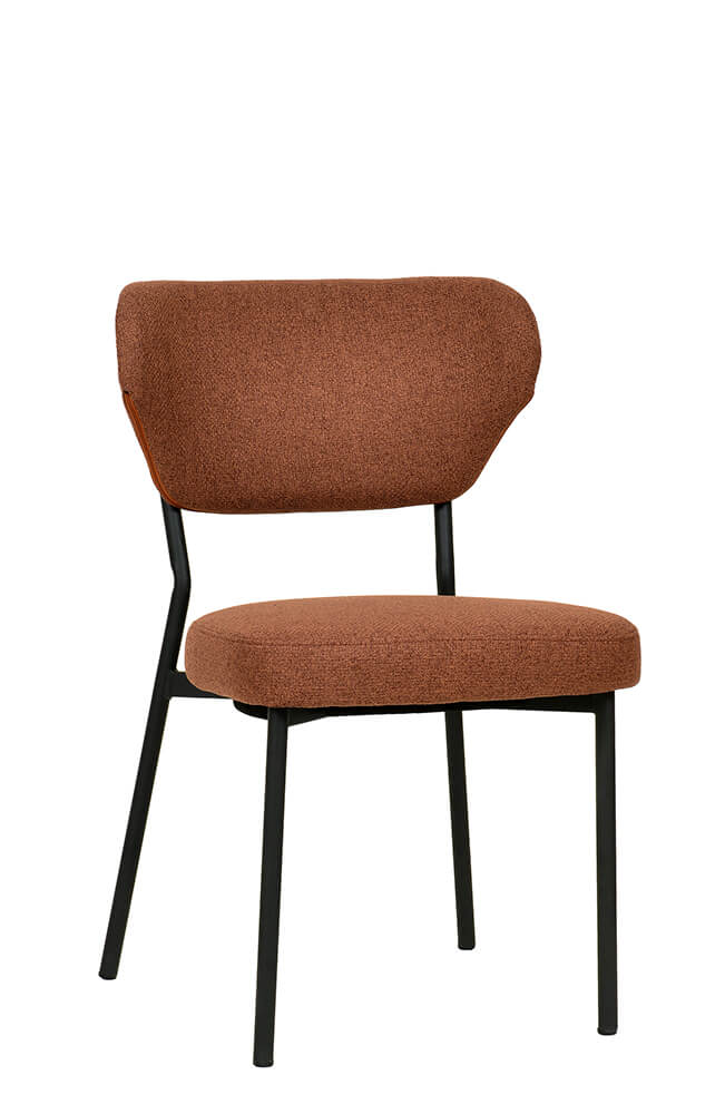 Stapelstuhl mit Bezug Doku Braun Stapelstuhl mit Bezug Doku Braun