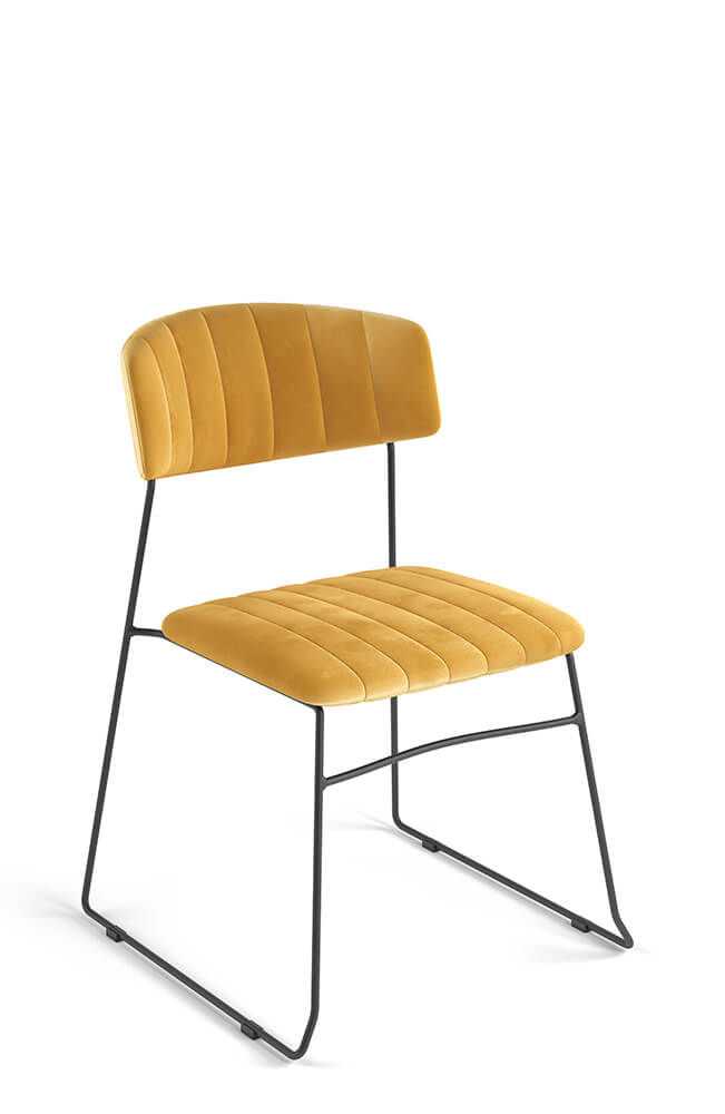 Stapelstuhl Mora Gelb Stapelstuhl Mora Gelb