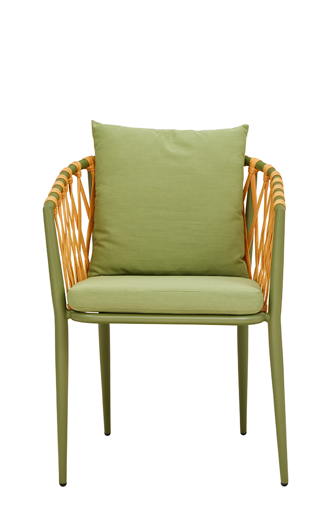 Stuhl Cosma green orange