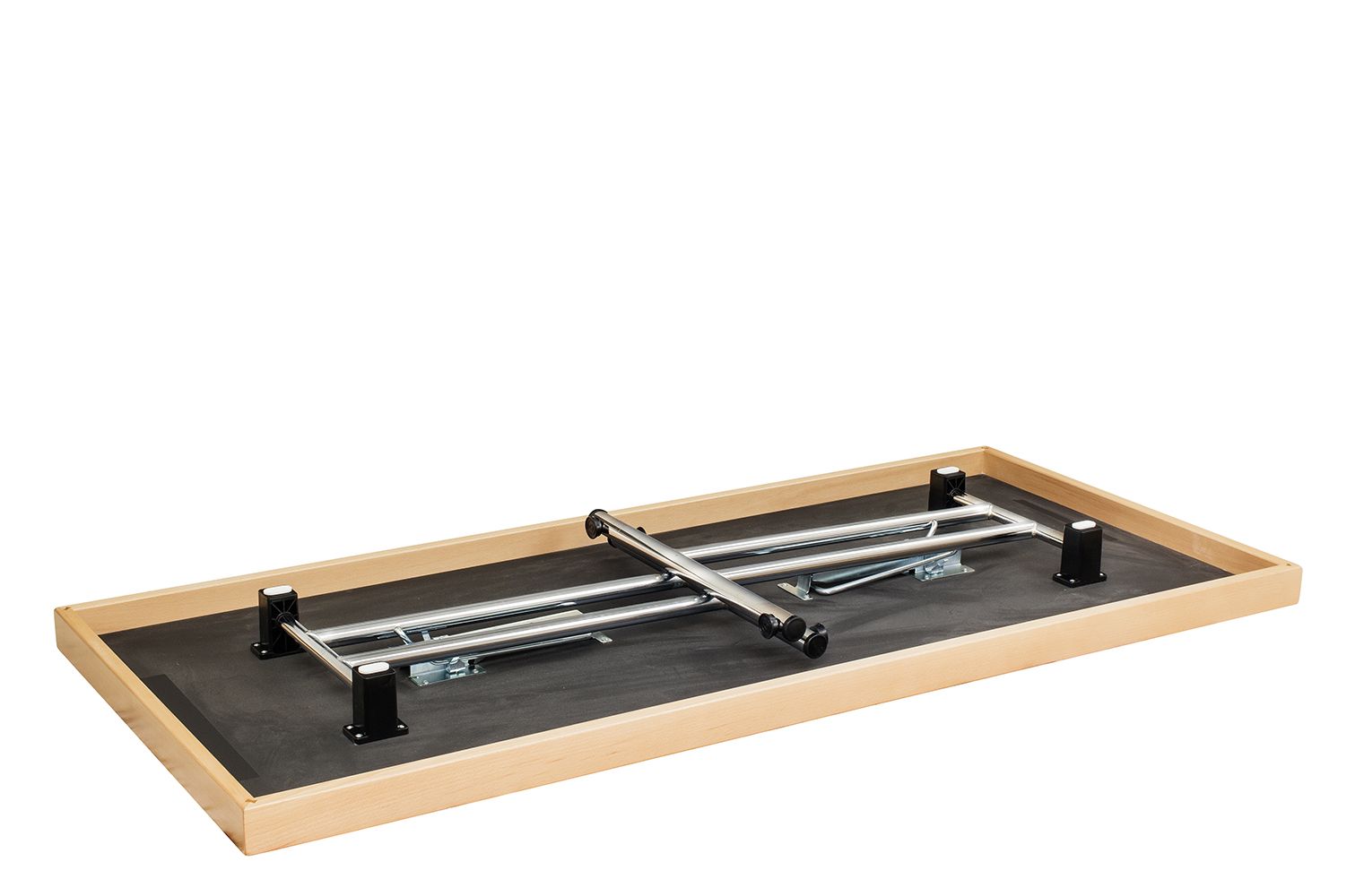 Clap-S-67_Chrom_zusammengeklappt_1000px Konferenztisch Capri-S-67