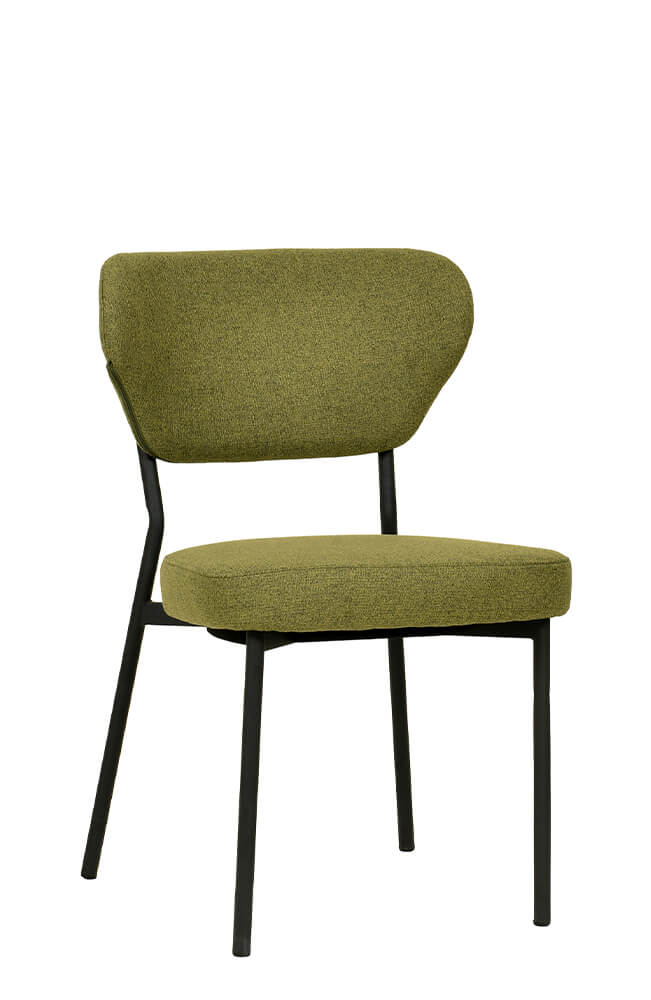 Stapelstuhl mit Bezug Doku Grün Stapelstuhl mit Bezug Doku Grün