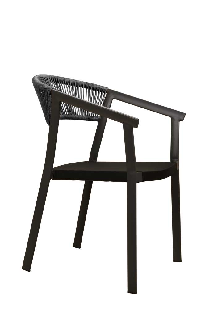 Terrassenstuhl Spona Dark Grey