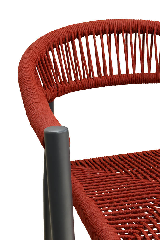 Stuhl Sanora Rope Red Stuhl Sanora Rope Red