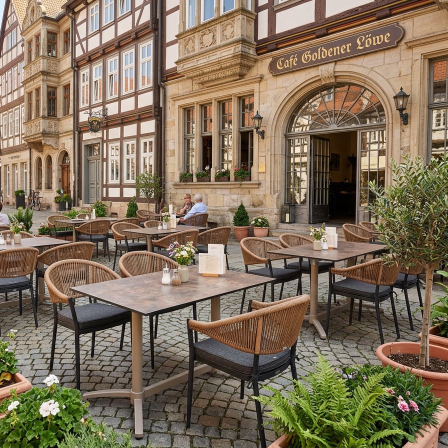 Outdoortisch Nora Double Clap Taupe