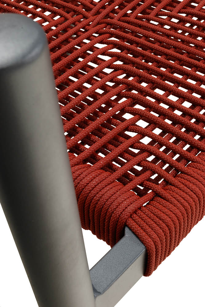 Stuhl Sanora Rope Red